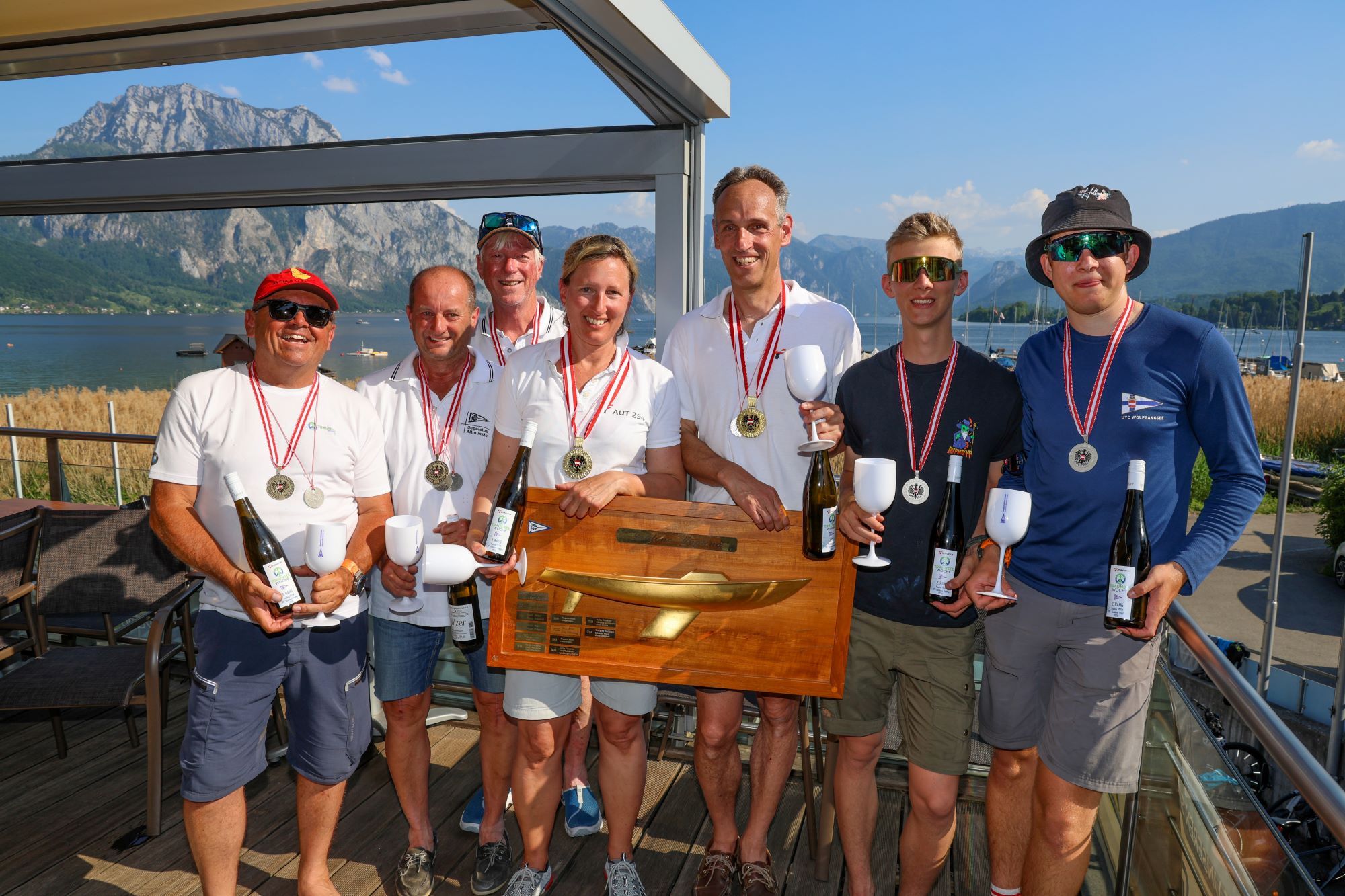 Top 3 der Yngling Staatsmeisterschaft 2000